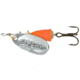 Blue Fox Classic Vibrax Spinner, 3/16 oz Silver/Fluorescent Red Painted, 60-20-113
