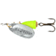 Blue Fox Classic Vibrax Spinner, 3/16 oz Silver/Fluorescent Yellow Painted, 60-20-112