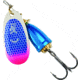 Blue Fox Classic Vibrax Spinner, 3/8 oz, Blue Scale/Pink Tip UV, 60-40-318ICIC