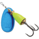 Blue Fox Classic Vibrax Spinner, 3/8oz, Chartreuse Blue Candyback, 60-40-274IC