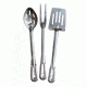 Blue Sky Gear TuffWare Serving Utensils, Silver 32-02081-02
