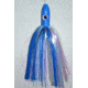 Blue Water Candy Bullet Jag, 9in, 3-1/4oz, Blue/White Skirt/Blue Head, 55007