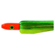 Blue Water Candy Bullet Jag, 9in, 3-1/4oz, Green/Chartreuse Skirt/Orange Head, 55012