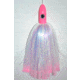 Blue Water Candy Bullet Jag, 9in, 3-1/4oz, White w/Pink Tips Skirt/Pink Head, 55047