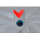 Blue Water Candy Chugger Parachute Lure, White Skirt/White Head, 5oz, 60007