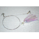 Blue Water Candy Featherweight King Rig Double #4Treble #5Wire, Pearl, 35056