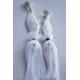 Blue Water Candy Loaded 3x2 Tandem Cobia Rig, 6in and 5in Shad, White, 60423