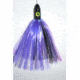 Blue Water Candy Mini Jag, 6in, 5/8oz, Purple/Black Skirt/Black Head, 52015