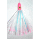 Blue Water Candy Mini Jag, 6in, 5/8oz, White w/Pink Tips Skirt/Pink Head, 52047