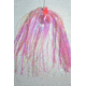 Blue Water Candy Ribbon Fish/Dredge Skirt, 6 1/2in, Pink, 36001