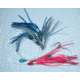Blue Water Candy Squid Daisy Chain 6in, Blue w/Pink Chaser, 93008