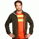 Motive Jacket - Mens-Charcoal Pinstripe-X-Small