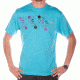 Blurr Squircle Tee - Men's-Blue Lagoon-Small
