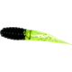 Bobby Garland Slab Slay'R Soft Bait, 12, 2in, Black/Chartreuse Silver, BG2SS0303-12