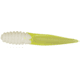 Bobby Garland Slab Slay'R Soft Bait, 12, 2in, Bone White/Chartreuse, BG2SS1905-12