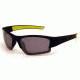 Body Glove Vapor 17 Sunglasses, Black Frame, Smoke Polarized Lens, Polarized, 10218616.QTM