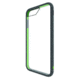 Bodyguardz Unequal iPhone 6 Plus/7 Plus Contact Case, Blk/Gr, Black/Green, Tpu/Silicone, 1 Year Mfg Warranty, BG-47902