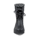 Bogs Amanda Plush Lace - Womens, Black, Medium, 6, 72103-001-M- 6