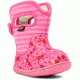 Bogs Baby Bogs Classic Flower Stripe Boot,Bubble Gum Pink,Size 4 71565I-662-4