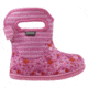 Bogs Baby Bogs Classic Flower Stripe Boot,Bubble Gum Pink,Size 4 71565I-662-4