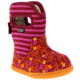 Bogs Baby Bogs Classic Flower Stripe Boot,Cranberry,Size 7 71565I-608-7