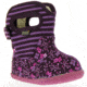 Bogs Baby Bogs Classic Flower Stripe Boot,Plum,Size 10 71565I-690-10