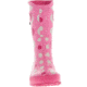 Bogs Rain Dots Boot,Pink Multi,Size 4 71452-690-4