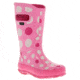 Bogs Rain Dots Boot,Pink Multi,Size 4 71452-690-4