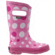 Bogs Rain Dots Boot,Pink Multi,Size 4 71452-690-4