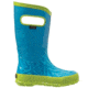 Bogs Rain Zebra Boot,Aqua Multi,Size 11 71740-449-11