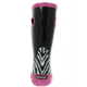 Bogs Rain Zebra Boot,Black Multi,Size 8 71740-009-8
