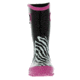 Bogs Rain Zebra Boot,Black Multi,Size 8 71740-009-8