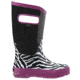 Bogs Rain Zebra Boot,Black Multi,Size 8 71740-009-8