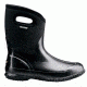 Bogs Womens Classic Mid Shiny Boot,Black Shiny,Size 7 60156-001-7