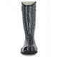 Bogs Womens Linen Rain Boot,Black,Size 12 71434-001-12