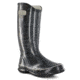 Bogs Womens Linen Rain Boot,Black,Size 12 71434-001-12