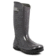 Bogs Womens Linen Rain Boot,Dark Gray,Size 12 71434-011-12