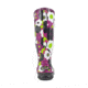 Bogs Womens Rain Spring Flowers Boots, Purple Multi, 12 71897-540-12