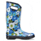 Bogs Womens Spring Flowers Rain Boot,Navy Multi,Size 6 71897-492-6