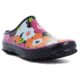 Bogs Womens Urban Farmer Slide Spring Flowers Boot,Black Multi,Size 6 71898-009-6