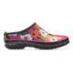 Bogs Womens Urban Farmer Slide Spring Flowers Boot,Black Multi,Size 6 71898-009-6
