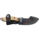 Boker 1502Ol Fox Euro Hunter Olive Fixed Blade Knife, 3.7in, N690, Olive Wood, Brown, 1502OL