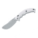 Boker Fx-506W FKMD Aruru White Fixed Blade Knife, 4.3in, N690, HPL, White, FX-506W