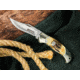 Boker Junior Scout Folding Knife, 2.8in, N690, Stag , Brown, 111910