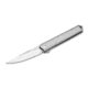 Boker Kwaiken Flipper Framelock Folding Knife, 3.5in, D2, Uncoated, Silver, 01BO269