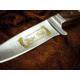 Boker Nicker 11 Jager Gold Fixed Blade Knife 4.3in, 4116, Walnut Wood, Brown, 121534