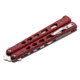Boker Plus Balisong Trainer Folding Knife, 4.1in, Stainless Steel, G10, Red, 01BO712, EDEMO1