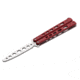 Boker Plus Balisong Trainer Folding Knife, 4.1in, Stainless Steel, G10, Red, 01BO712, EDEMO1