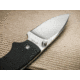 Boker Plus Xs Drop Slip Joint Satin Folding Knife, 3.1in, 440C, G10, Uncoated, Black, 01BO533