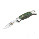 Boker Scout Anniversary 150 Fixed Blade Knife, 3.1in, N690, Curly Birch Wood, Uncoated, Green, 116120